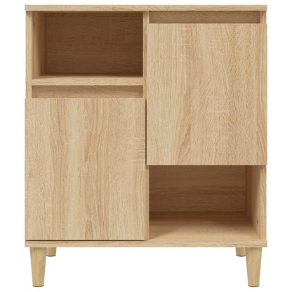 Sideboards 2 Stk. Sonoma-Eiche 60x35x70 cm Holzwerkstoff