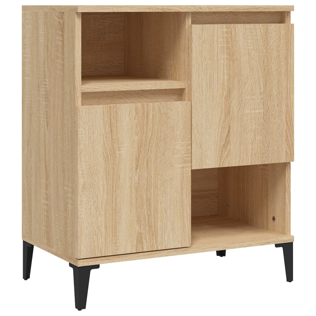 Sideboards 3 Stk. Sonoma-Eiche 60x35x70 cm Holzwerkstoff