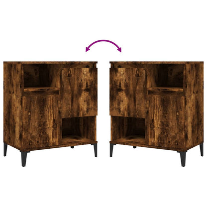 Sideboards 3 Stk. Räuchereiche 60x35x70 cm Holzwerkstoff