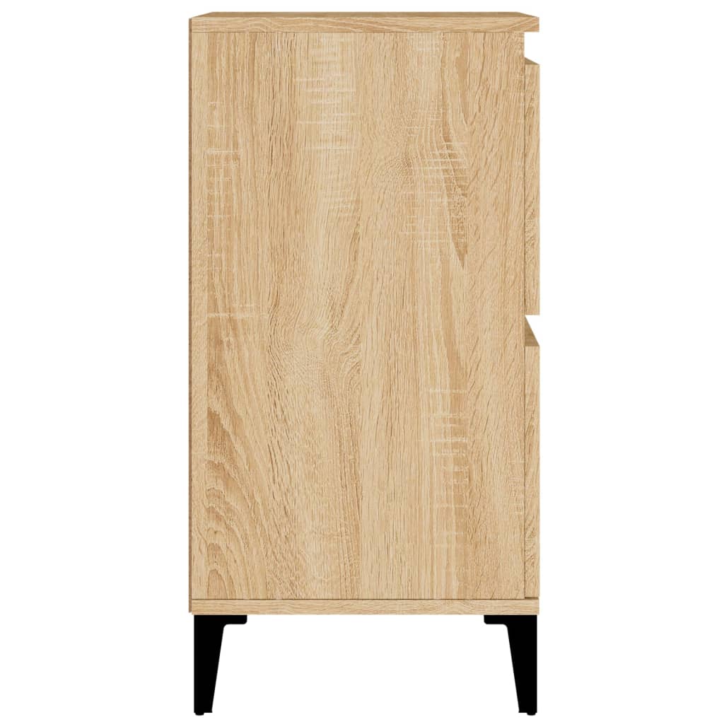 Sideboards 3 Stk. Sonoma-Eiche 60x35x70 cm Holzwerkstoff