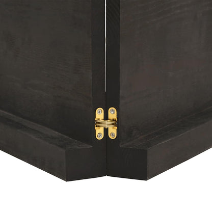 Tischplatte Dunkelbraun 140x60x(2-6)cm Massivholz Eiche