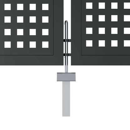Gartentor Anthrazit 300x100 cm Stahl