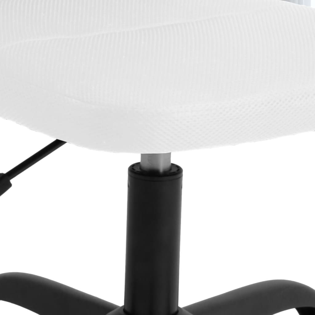 Bürostuhl Höhenverstellbar Weiß Netzstoff