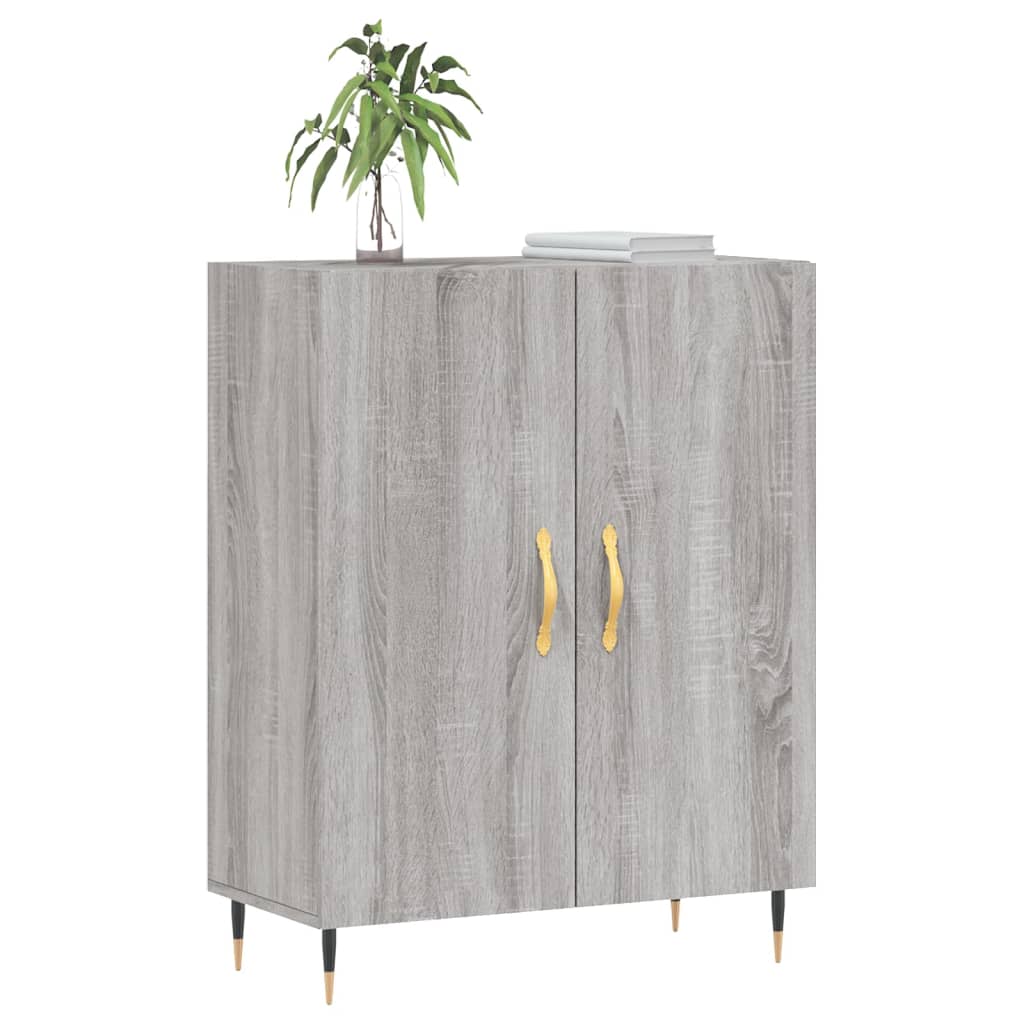 Sideboard Grau Sonoma 69,5x34x90 cm Holzwerkstoff