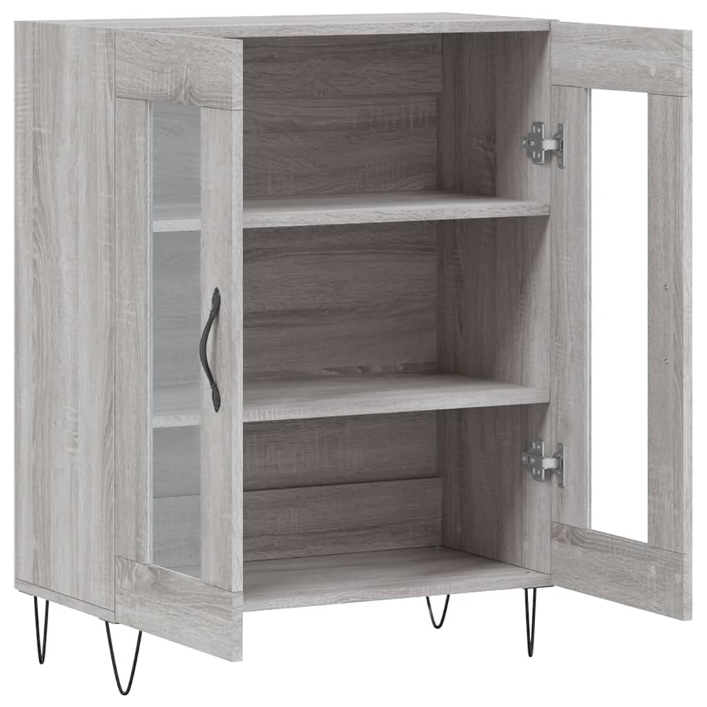 Sideboard Grau Sonoma 69,5x34x90 cm Holzwerkstoff