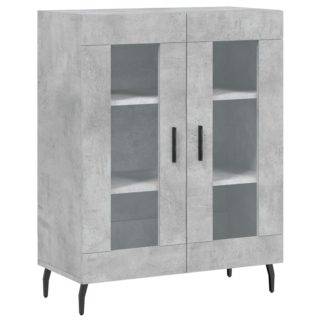 Sideboard Betongrau 69,5x34x90 cm Holzwerkstoff