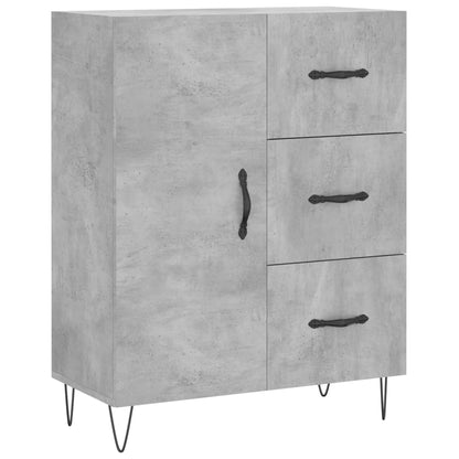 Sideboard Betongrau 69,5x34x90 cm Holzwerkstoff