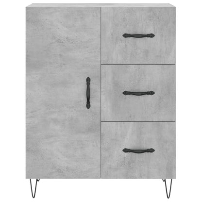 Sideboard Betongrau 69,5x34x90 cm Holzwerkstoff