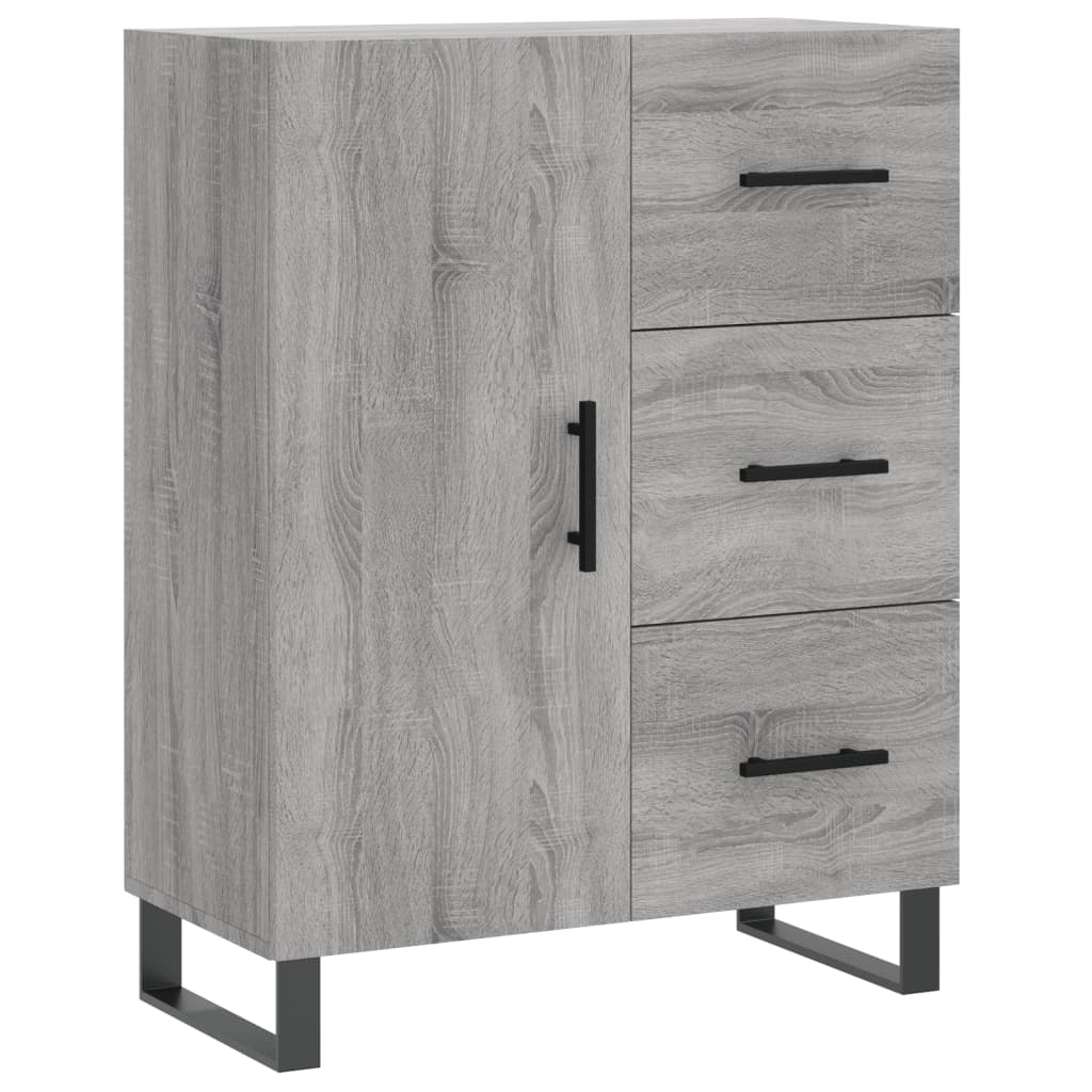 Sideboard Grau Sonoma 69,5x34x90 cm Holzwerkstoff