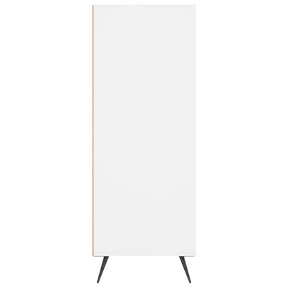 Bücherregal Weiß 69,5x32,5x90 cm Holzwerkstoff