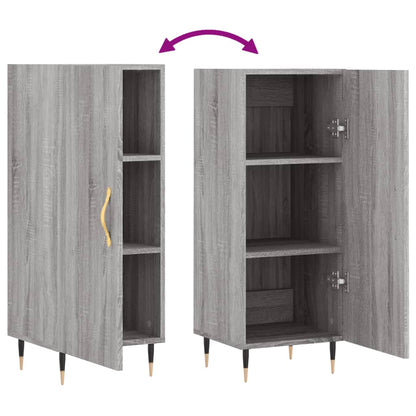 Sideboard Grau Sonoma 34,5x34x90 cm Holzwerkstoff