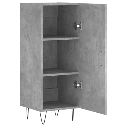Sideboard Betongrau 34,5x34x90 cm Holzwerkstoff