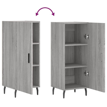 Sideboard Grau Sonoma 34,5x34x90 cm Holzwerkstoff