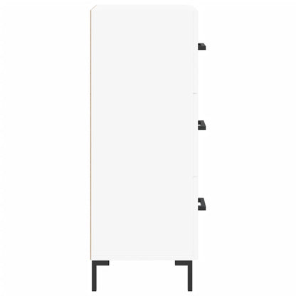 Sideboard Weiß 34,5x34x90 cm Holzwerkstoff