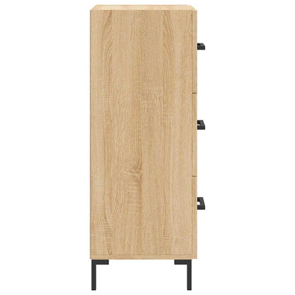 Sideboard Sonoma-Eiche 34,5x34x90 cm Holzwerkstoff