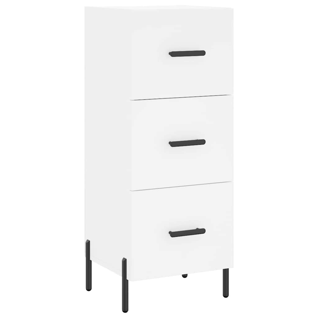 Sideboard Weiß 34,5x34x90 cm Holzwerkstoff