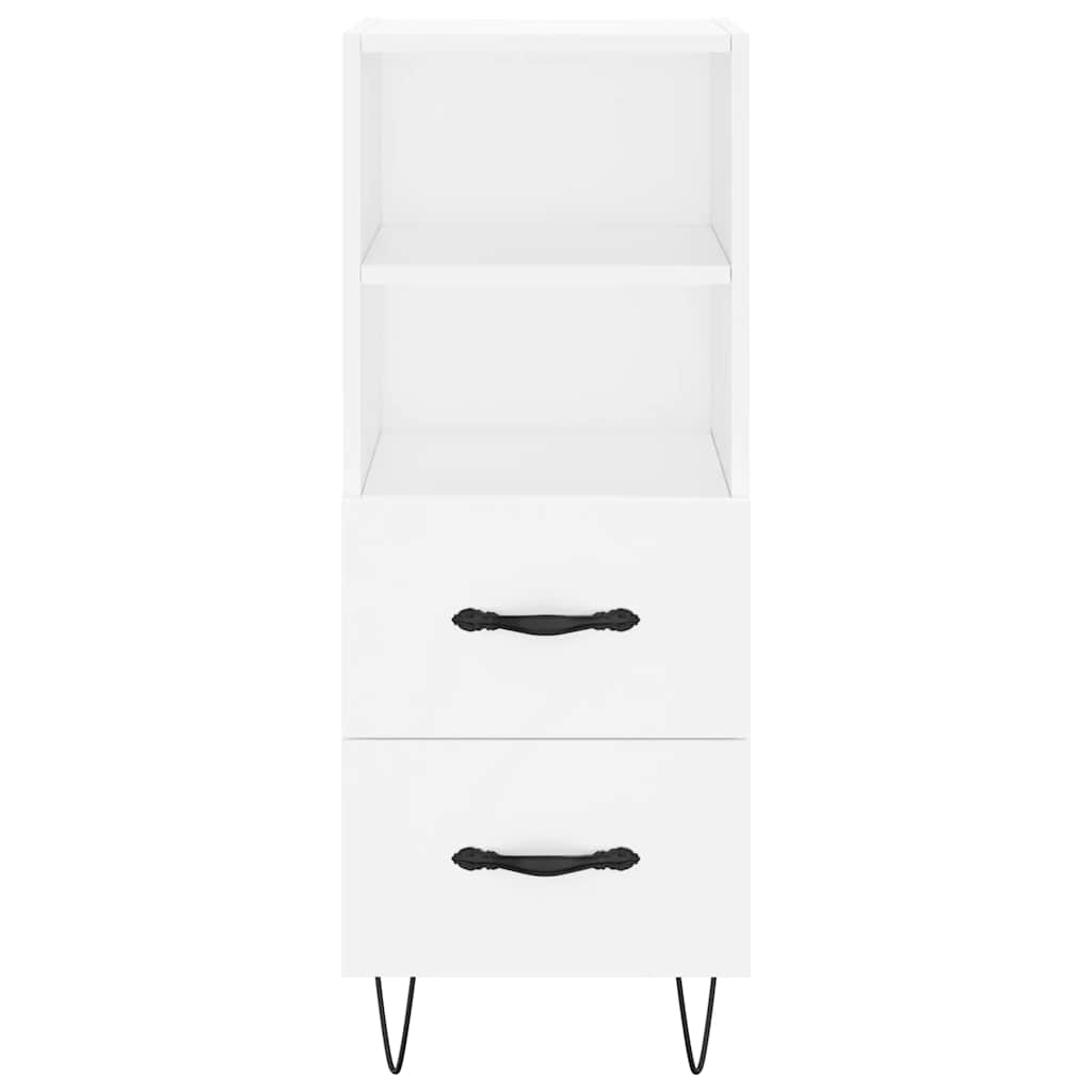 Sideboard Weiß 34,5x34x90 cm Holzwerkstoff