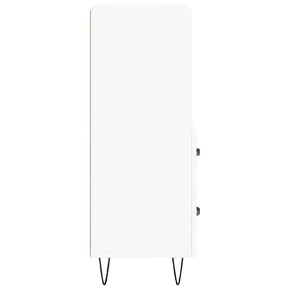 Sideboard Weiß 34,5x34x90 cm Holzwerkstoff