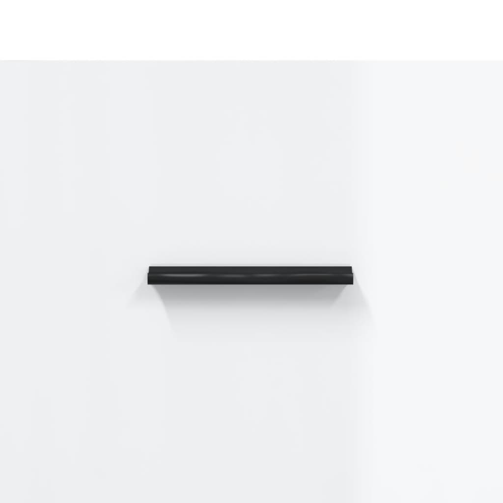 Sideboard Hochglanz-Weiß 34,5x34x90 cm Holzwerkstoff