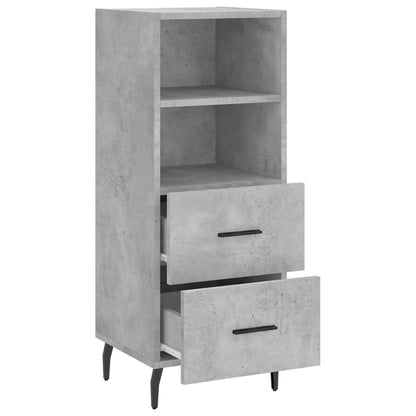 Sideboard Betongrau 34,5x34x90 cm Holzwerkstoff