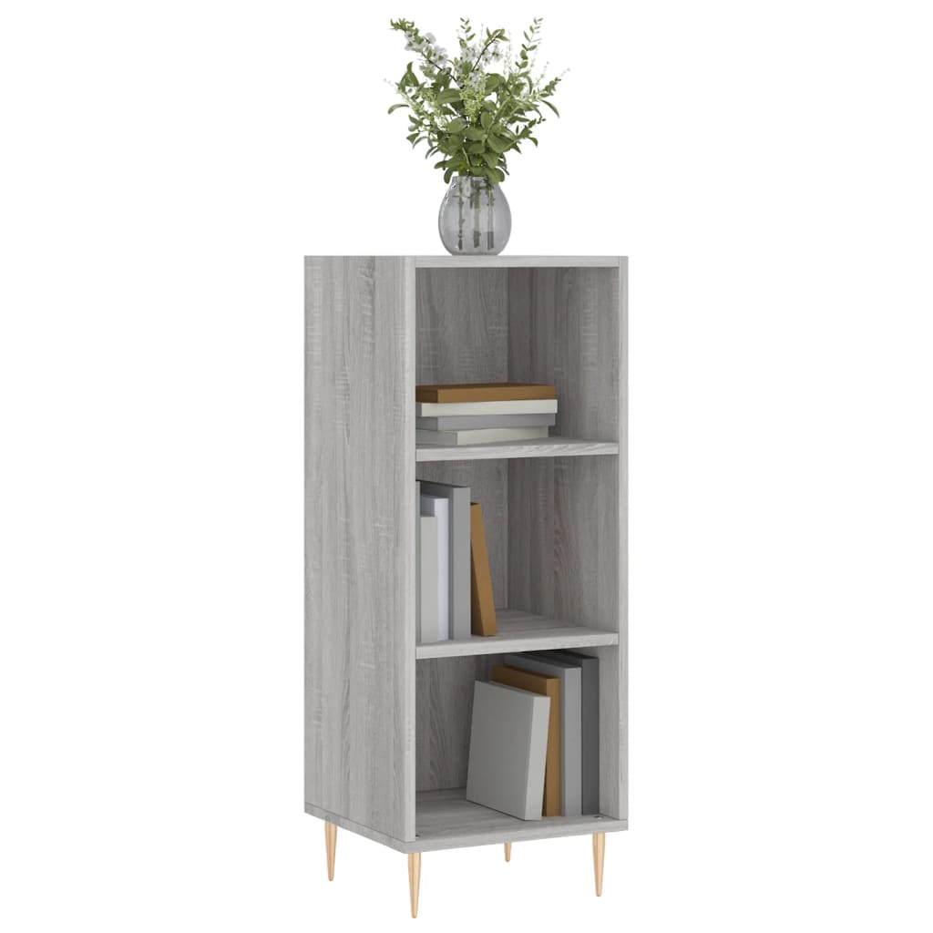 Sideboard Grau Sonoma 34,5x32,5x90 cm Holzwerkstoff