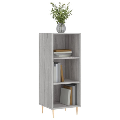 Sideboard Grau Sonoma 34,5x32,5x90 cm Holzwerkstoff