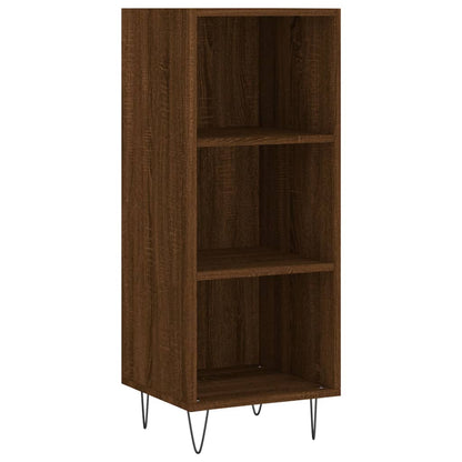 Sideboard Braun Eichen-Optik 34,5x32,5x90 cm Holzwerkstoff
