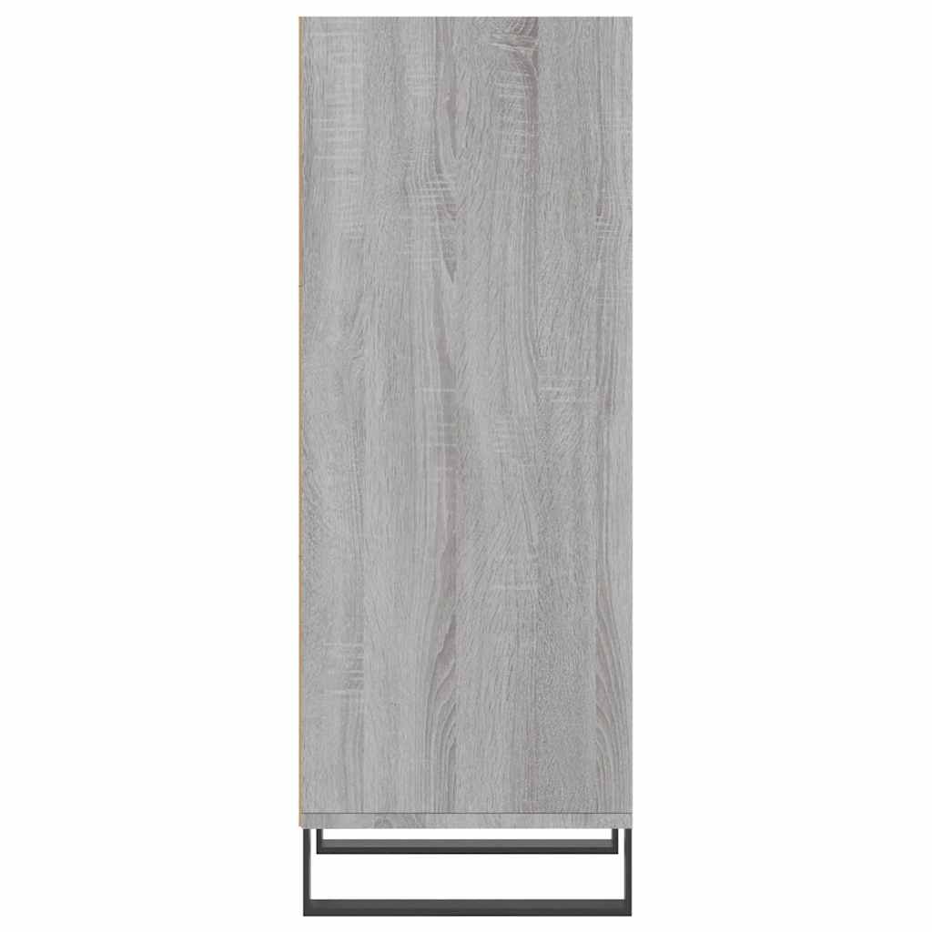 Sideboard Grau Sonoma 34,5x32,5x90 cm Holzwerkstoff