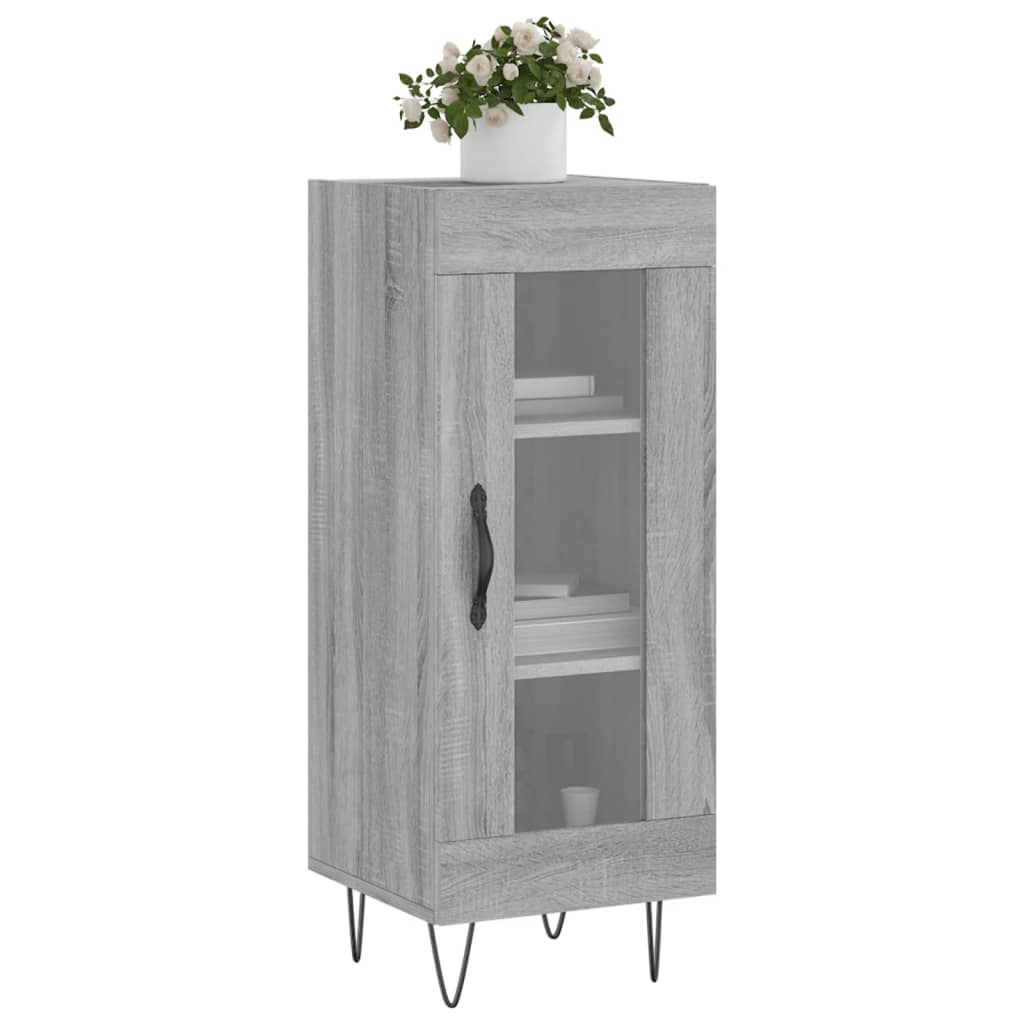 Sideboard Grau Sonoma 34,5x34x90 cm Holzwerkstoff