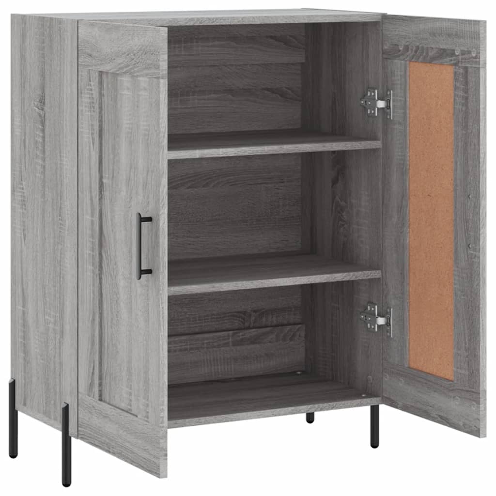 Sideboard Grau Sonoma 69,5x34x90 cm Holzwerkstoff