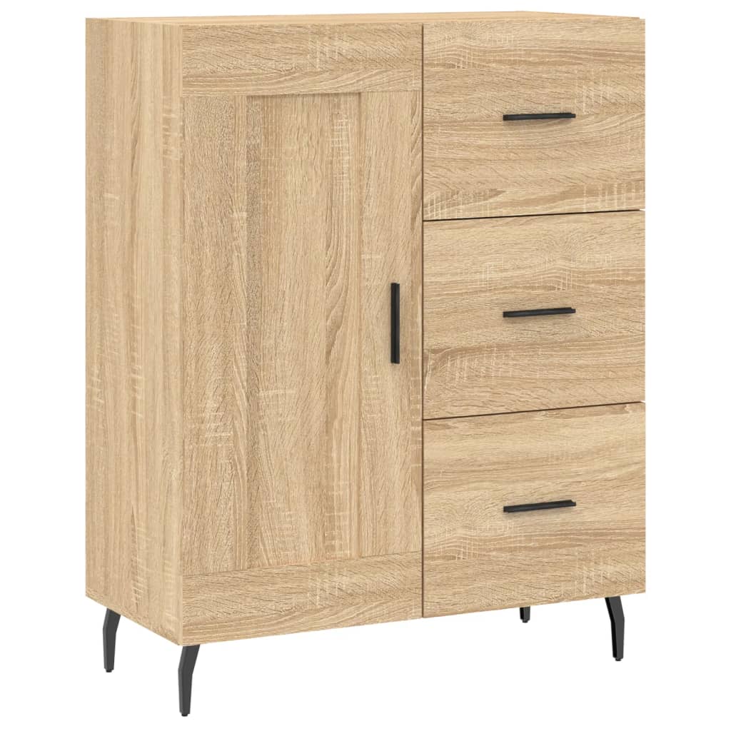 Sideboard Sonoma-Eiche 69,5x34x90 cm Holzwerkstoff
