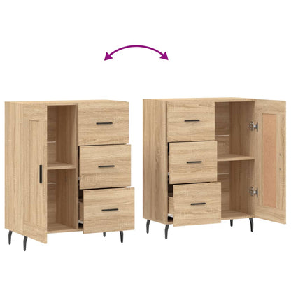 Sideboard Sonoma-Eiche 69,5x34x90 cm Holzwerkstoff