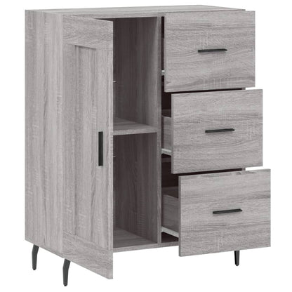 Sideboard Grau Sonoma 69,5x34x90 cm Holzwerkstoff