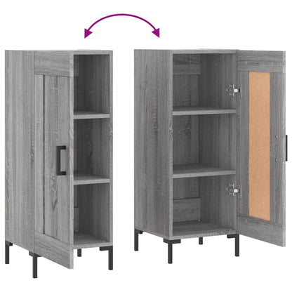 Sideboard Grau Sonoma 34,5x34x90 cm Holzwerkstoff