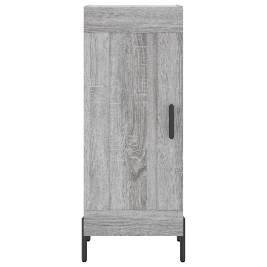 Sideboard Grau Sonoma 34,5x34x90 cm Holzwerkstoff