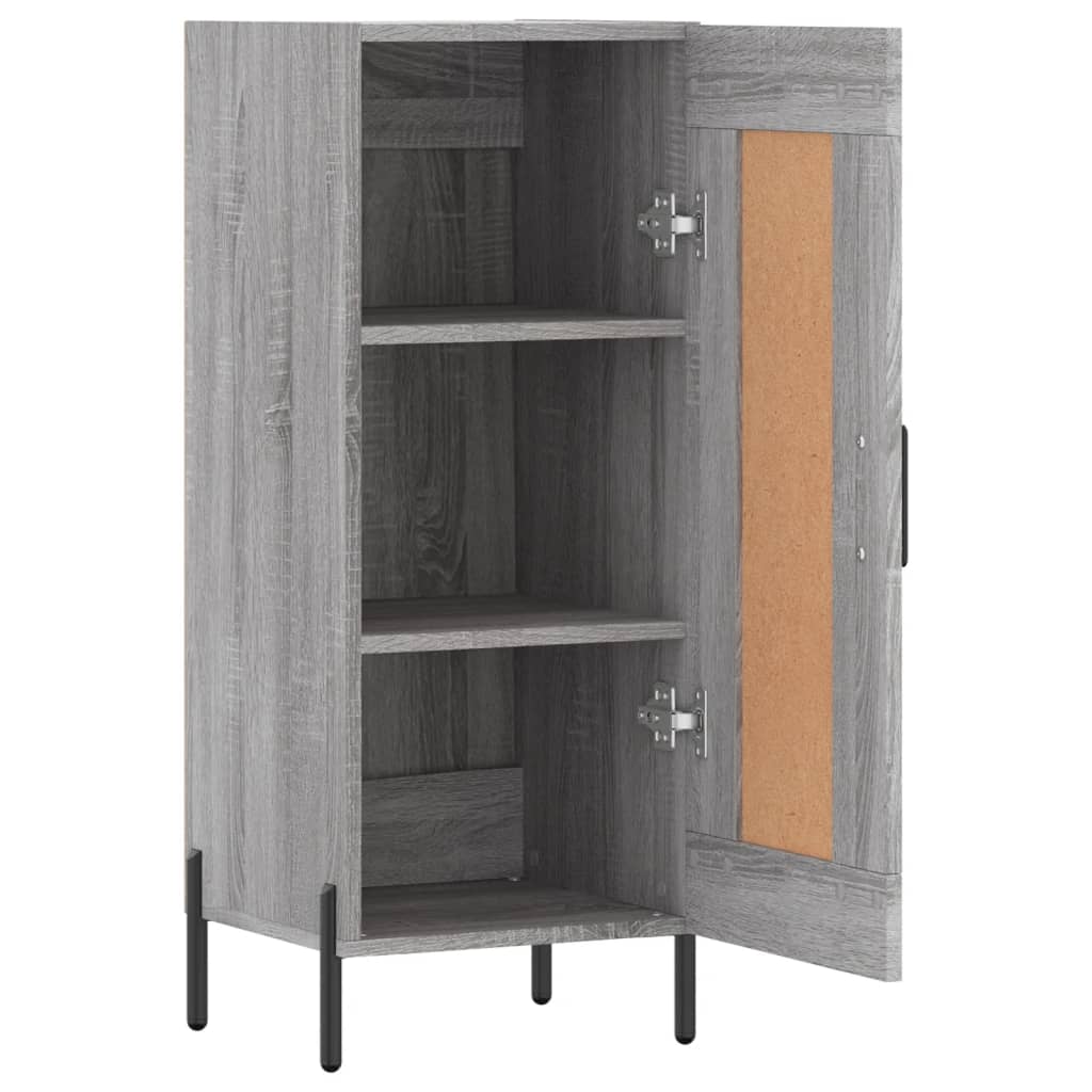 Sideboard Grau Sonoma 34,5x34x90 cm Holzwerkstoff