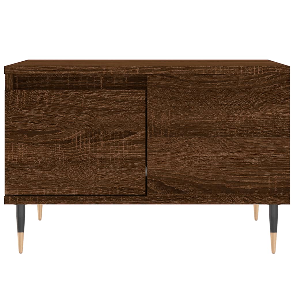 Couchtisch Braun Eichen-Optik 55x55x36,5 cm Holzwerkstoff