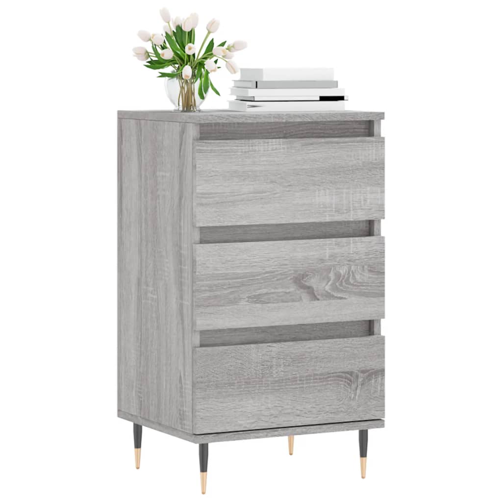 Sideboard Grau Sonoma 40x35x70 cm Holzwerkstoff