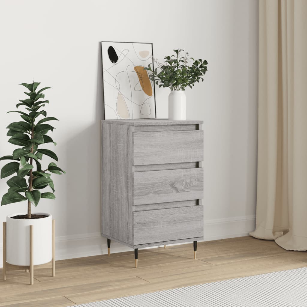 Sideboard Grau Sonoma 40x35x70 cm Holzwerkstoff