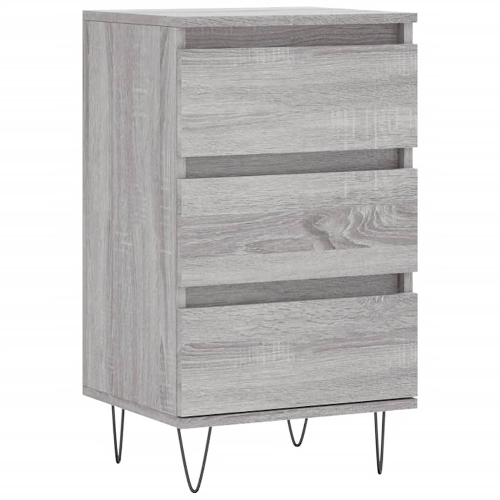 Sideboard Grau Sonoma 40x35x70 cm Holzwerkstoff
