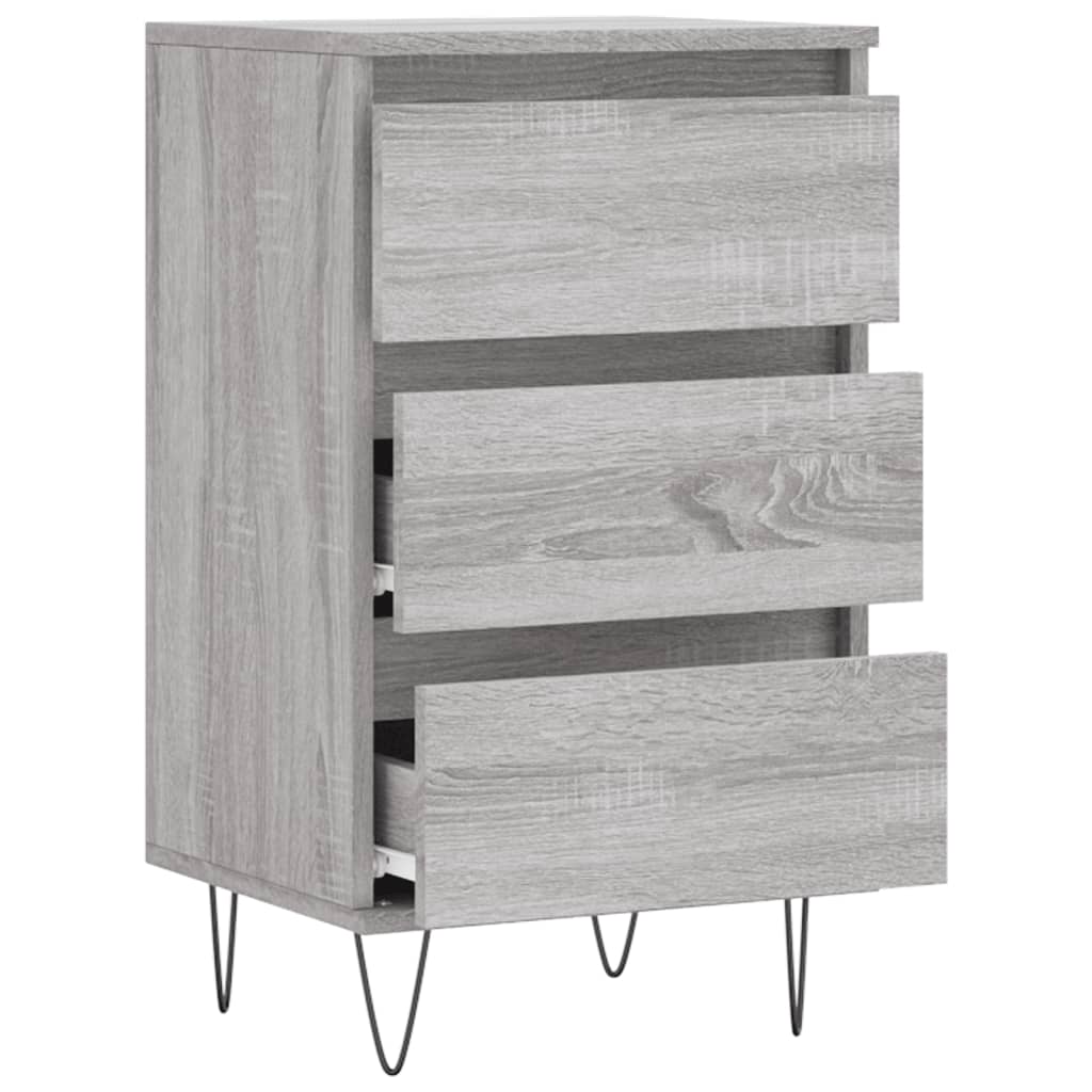Sideboard Grau Sonoma 40x35x70 cm Holzwerkstoff