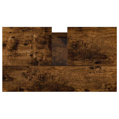 Badschrank Hochglanz-Weiß 58x33x60 cm Holzwerkstoff