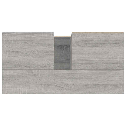 Badschrank Grau Sonoma 65x33x60 cm Holzwerkstoff