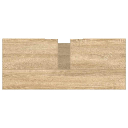 Badschrank Sonoma-Eiche 80x33x60 cm Holzwerkstoff