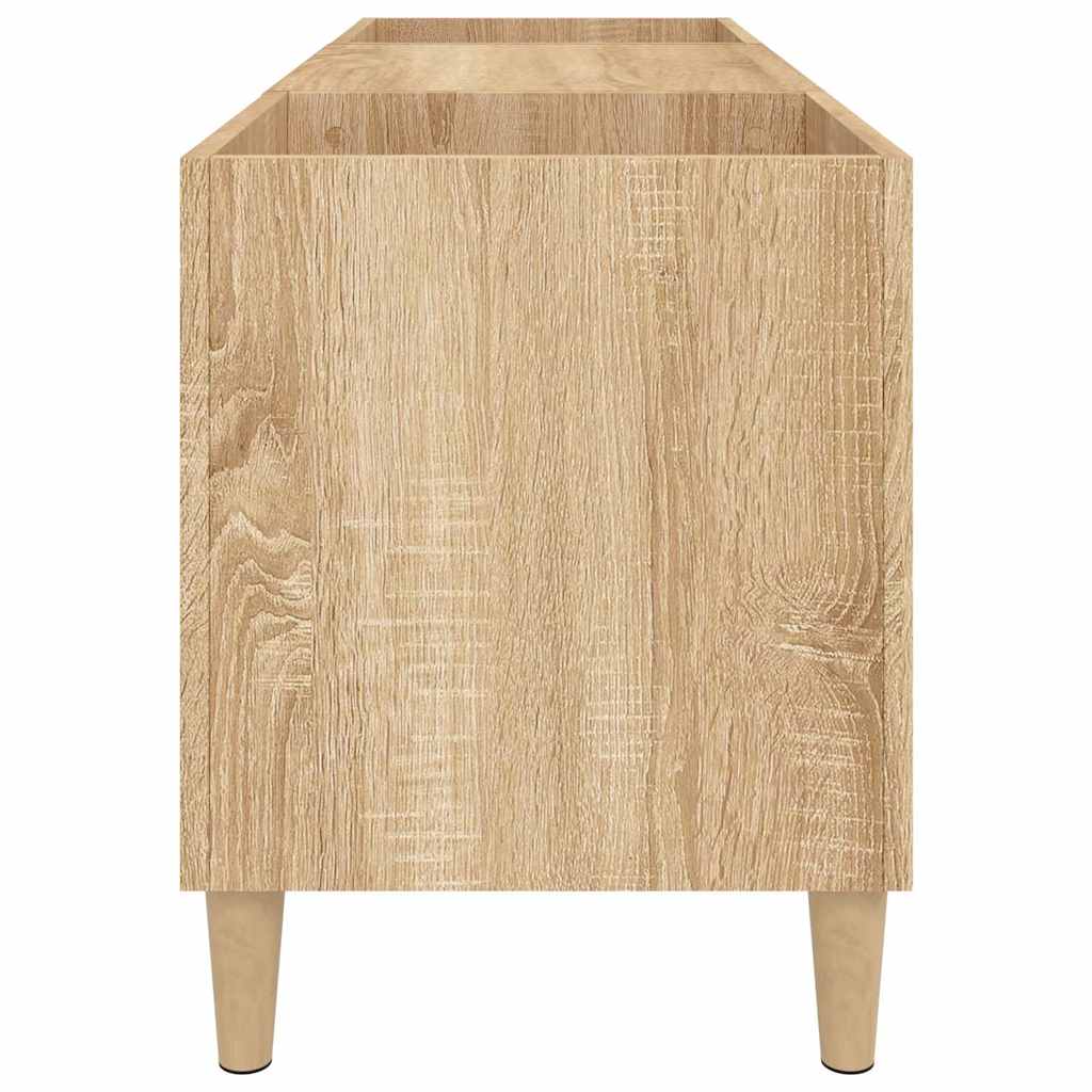 Schallplattenschrank Sonoma-Eiche 121 x 38 x 48 cm Holzwerkstoff
