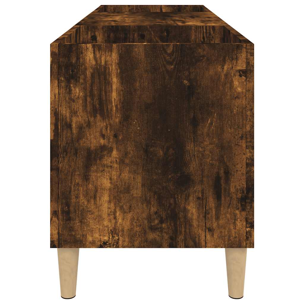 Plattenschrank Räuchereiche 121x38x48 cm Holzwerkstoff