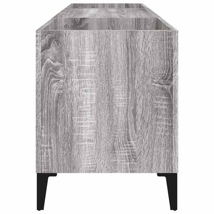 Plattenschrank Grau Sonoma 121x38x48 cm Holzwerkstoff