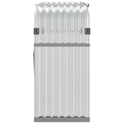 Kaminholzunterstand Silbern 120x45x100 cm Verzinkter Stahl