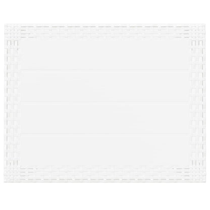 Gartentisch Weiß 59x47x40 cm PP