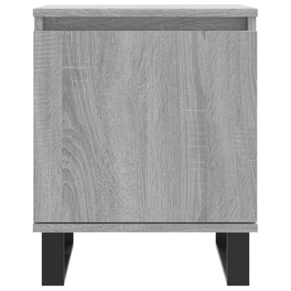 Nachttische 2 Stk. Grau Sonoma 40x30x50 cm Holzwerkstoff